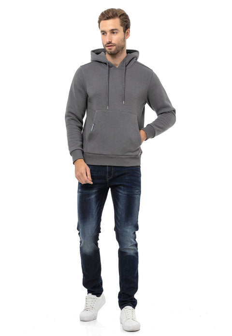 CL557 Basic Men's Hooded Sweatshirt