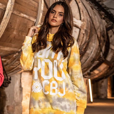 WL346 Yellow Oversize Women's Sweatshirt