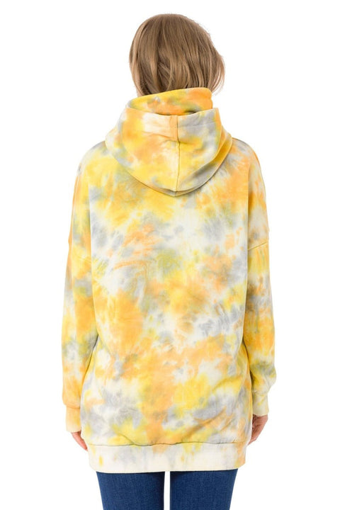 WL346 Yellow Oversize Women's Sweatshirt