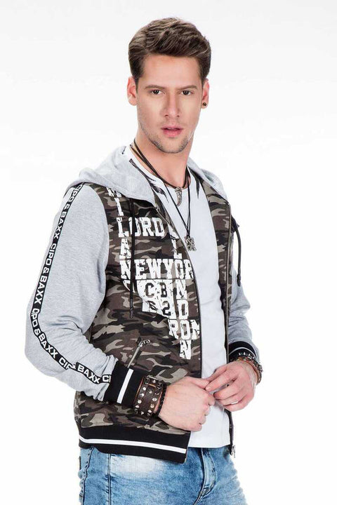 CJ215 Printed Camouflage Men's Sweatshirt