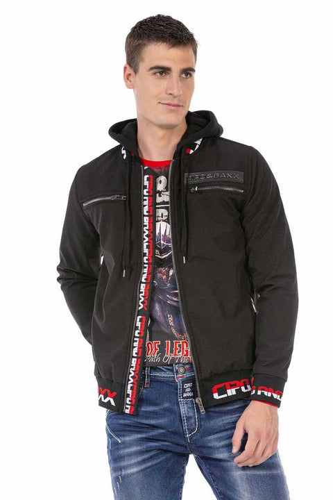 CJ271 Softshell Hooded Men's Coat