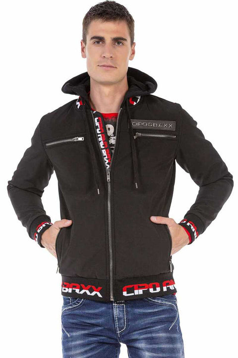 CJ271 Softshell Hooded Men's Coat