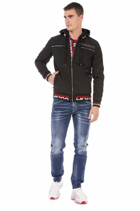 CJ271 Softshell Hooded Men's Coat