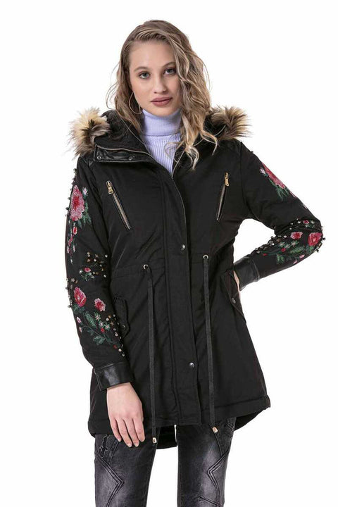 WJ136 Beaded Embroidered Women's Coat