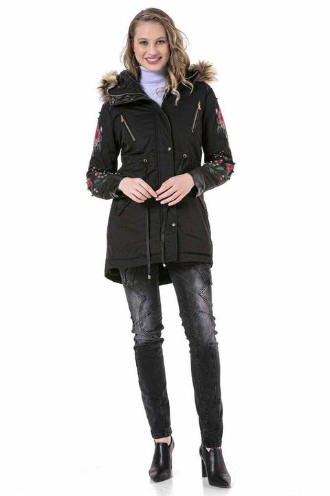 WJ136 Beaded Embroidered Women's Coat