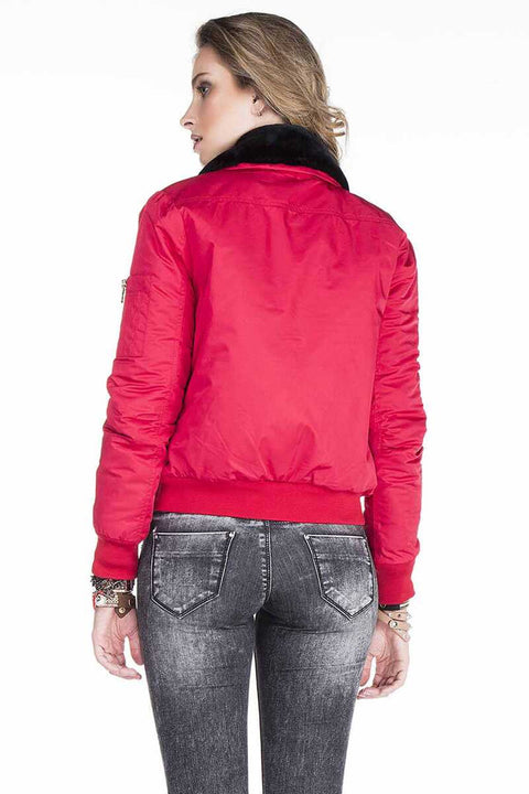 WJ141 Women's Removable Kurdish Collar Coat