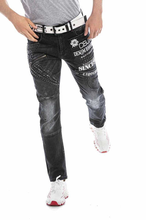 CD696 Street Style Men's Jean Trousers