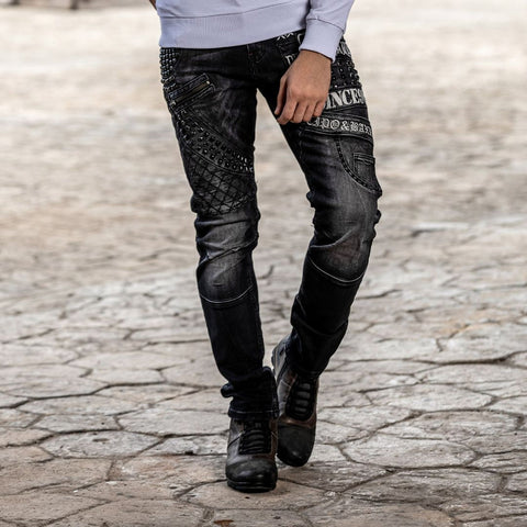 CD696 Street Style Men's Jean Trousers