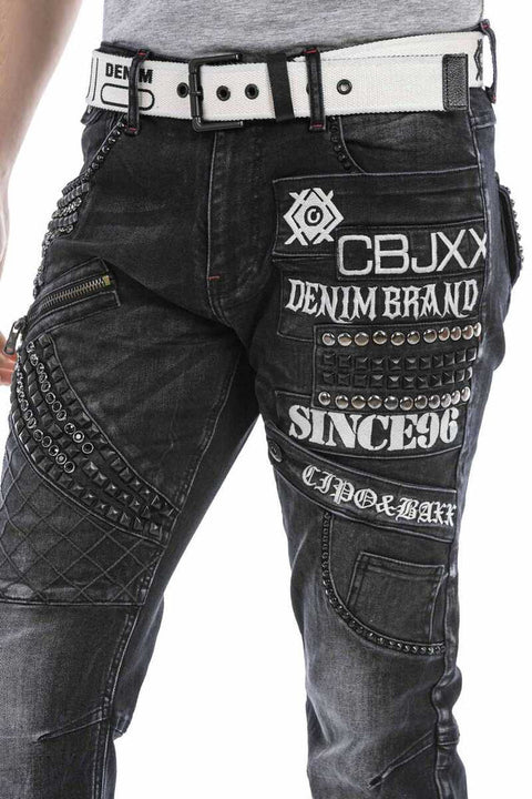 CD696 Street Style Men's Jean Trousers