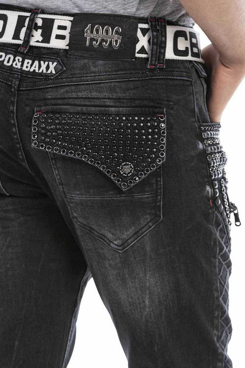 CD696 Street Style Men's Jean Trousers