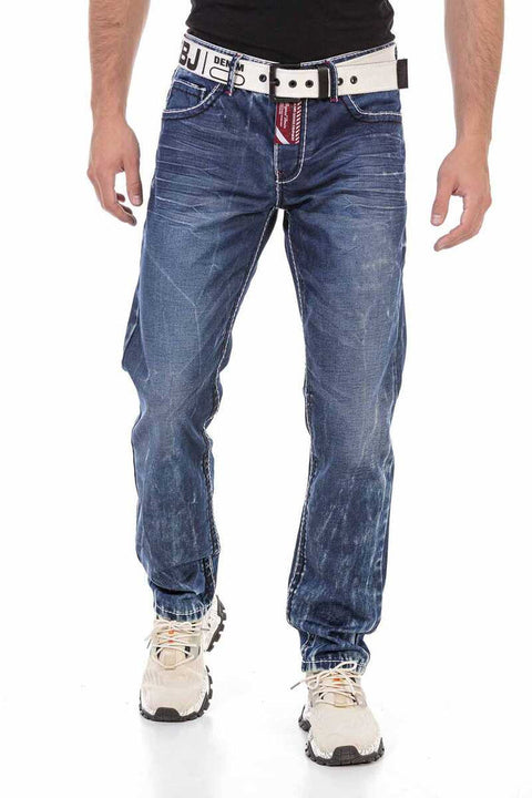 CD709 Basic Men's Jean Trousers