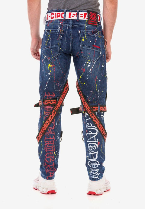 CD716 Street Style Men's Jean Trousers
