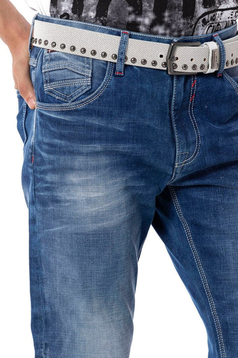 CD796 Basic Regular Fit Men's Jean Trousers