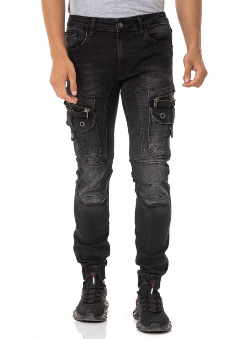 CD845 Comfortable Cut Men's Jean Trousers