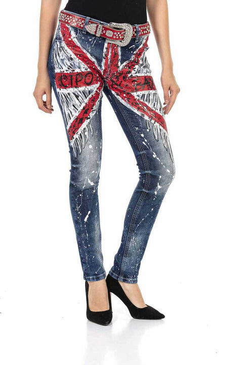 WD455 Slim Fit Women's Jean Trousers