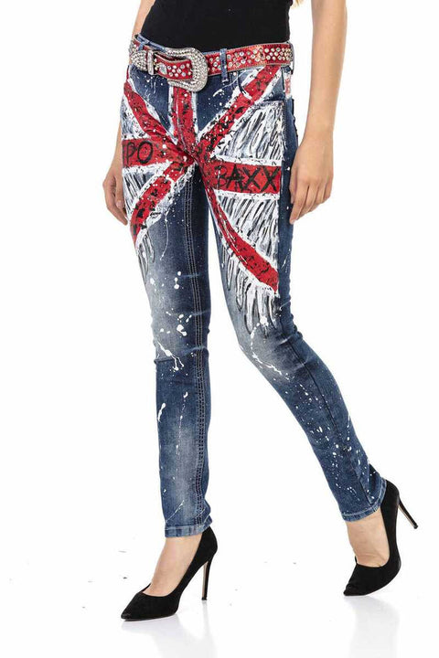 WD455 Slim Fit Women's Jean Trousers