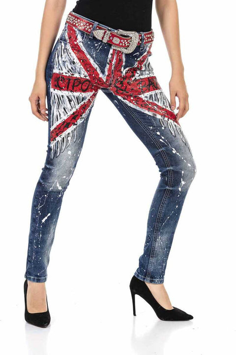 WD455 Slim Fit Women's Jean Trousers