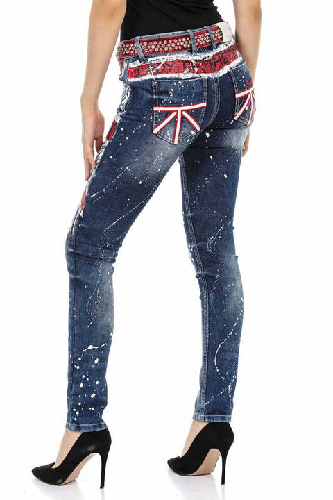 WD455 Slim Fit Women's Jean Trousers