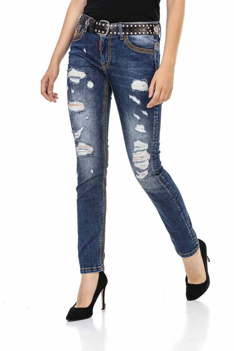 WD457 Slim Fit Women's Jean Trousers