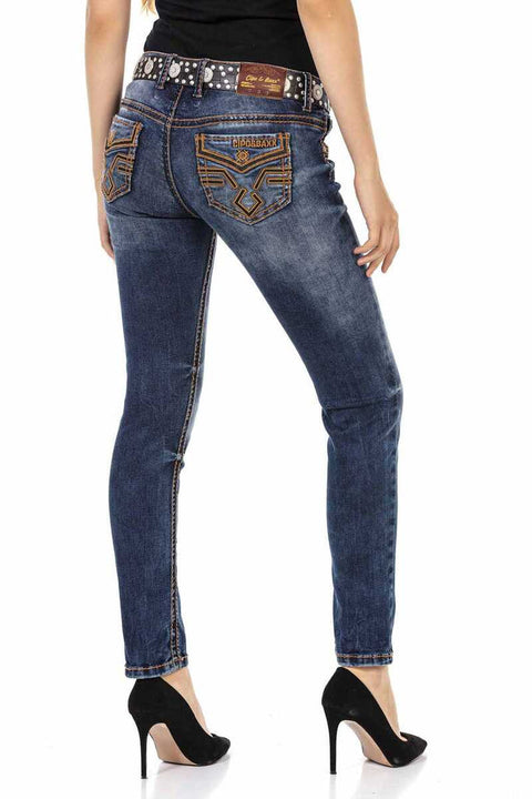 WD464 Slim Fit Women's Jean Trousers