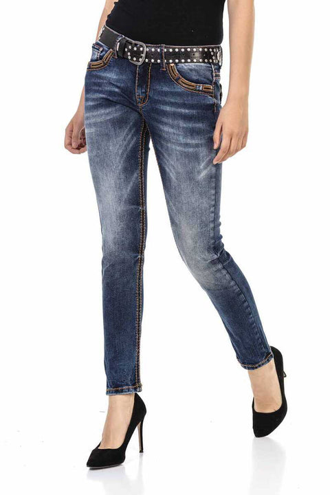 WD464 Slim Fit Women's Jean Trousers