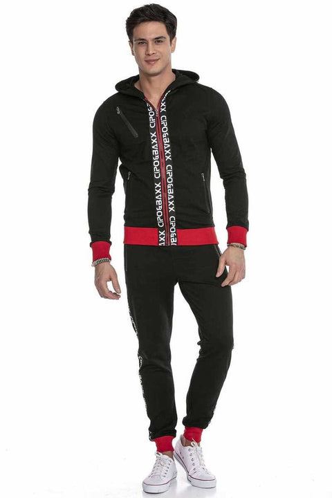 CLR131 Striped Men's Tracksuit Set