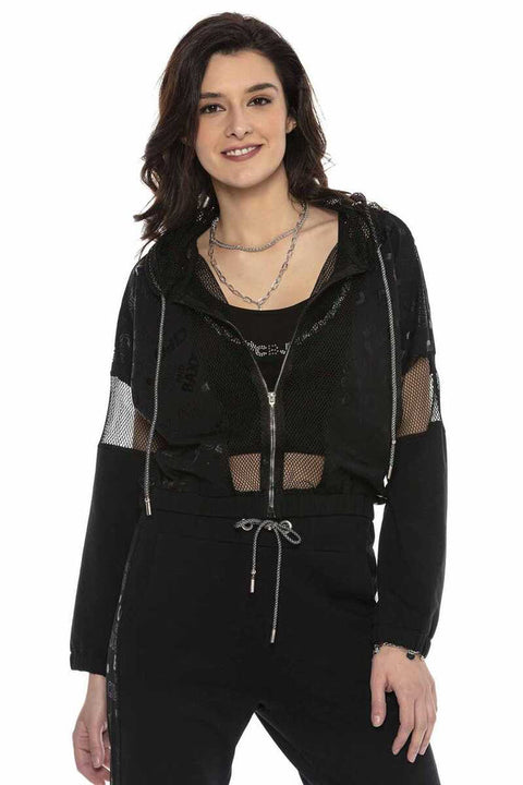 WLR138 Women's Black Tracksuit Set