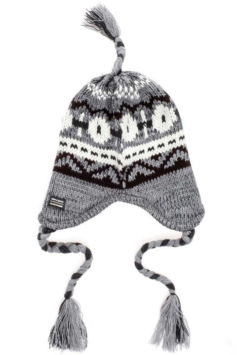 CG05 Knitted Lace-up Winter Beret