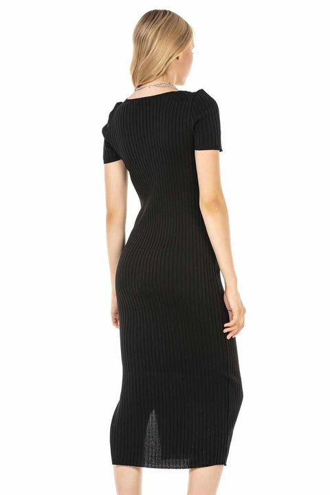 WP223 Women's Long Knitwear Dress