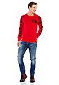 CL370 Embroidered Crew Neck Thick Men's Sweatshirt
