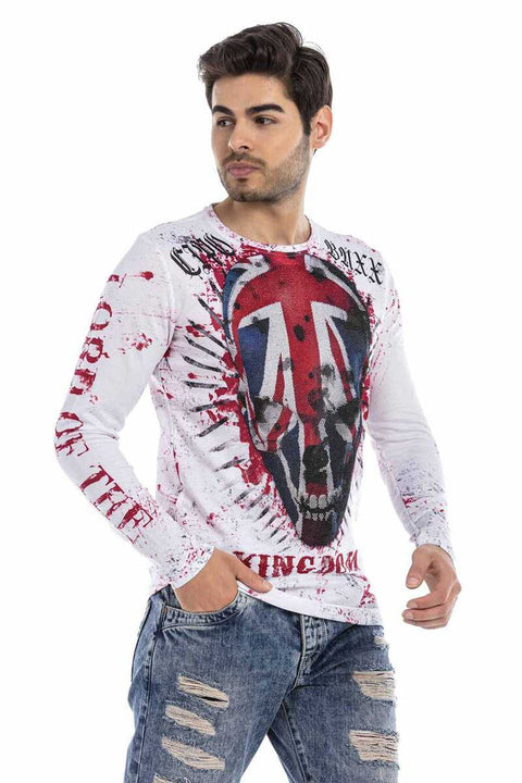 CL498 Great Britain Patterned Men's Sweatshirt