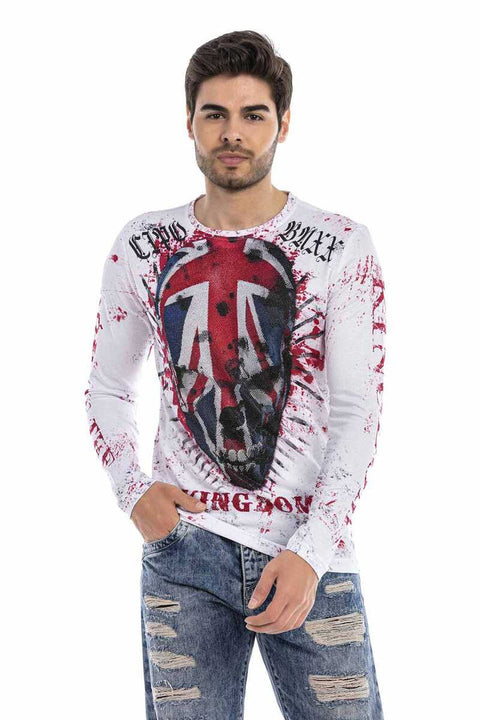 CL498 Great Britain Patterned Men's Sweatshirt