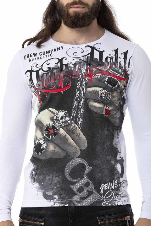 CL511 Street Style Printed Sweatshirt