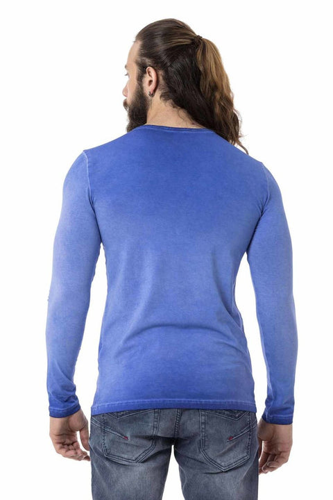 CL527 Thin Sweatshirt with Front Pocket