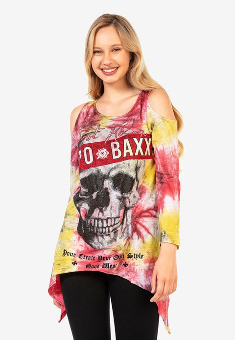 WL294 Long Casual Patterned T-Shirt