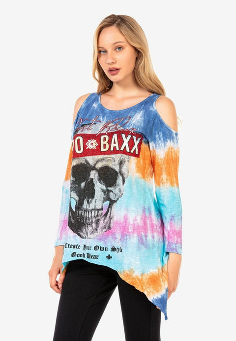 WL294 Long Casual Patterned T-Shirt