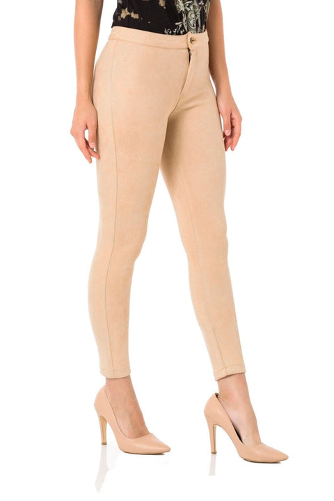 WD486 Suede Women's Leggings Pants