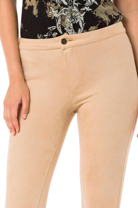 WD486 Suede Women's Leggings Pants