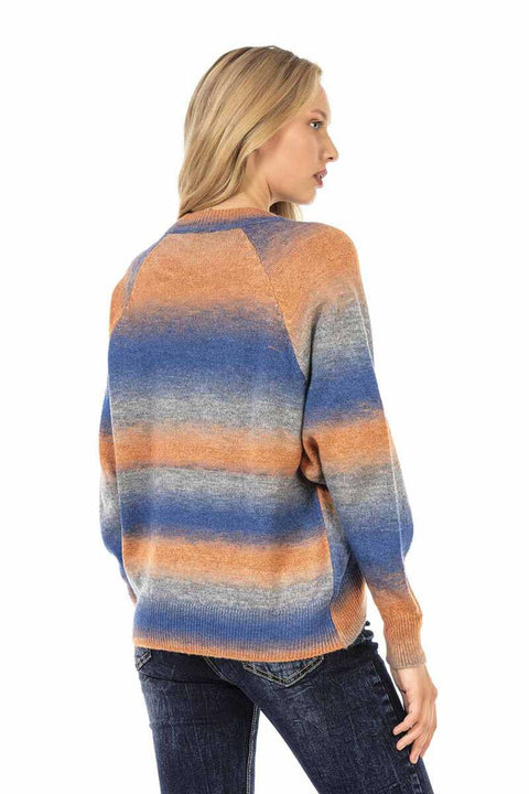 WP211 Crew Neck Colorful Women's Sweater