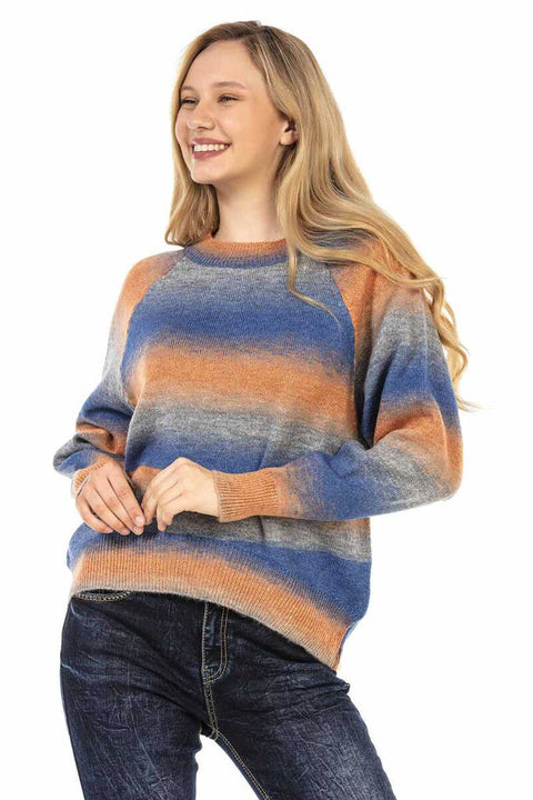 WP211 Crew Neck Colorful Women's Sweater