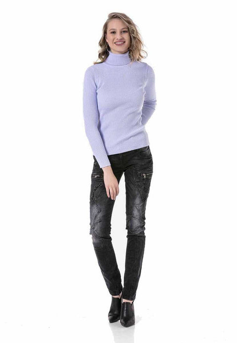 WP227 Women's Turtleneck Sweater
