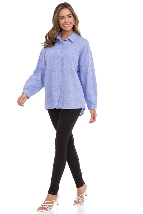 WH125 Long Oversize Women's Shirt