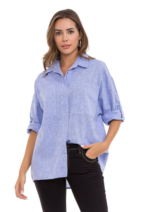 WH125 Long Oversize Women's Shirt