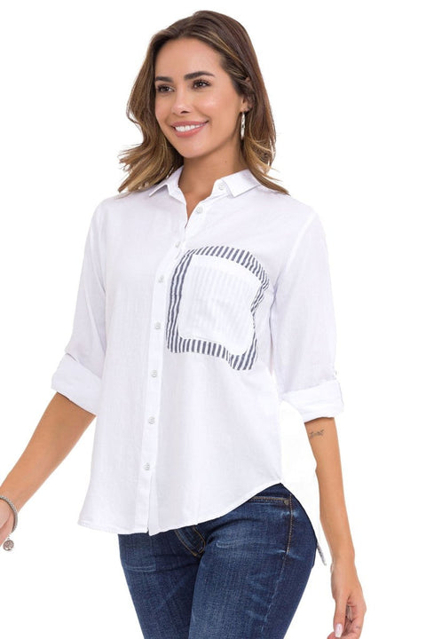 WH128 Women's Shirt with Back Detail