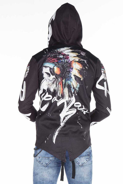 CL263 Red Skin Hooded Men's Sweatshirt