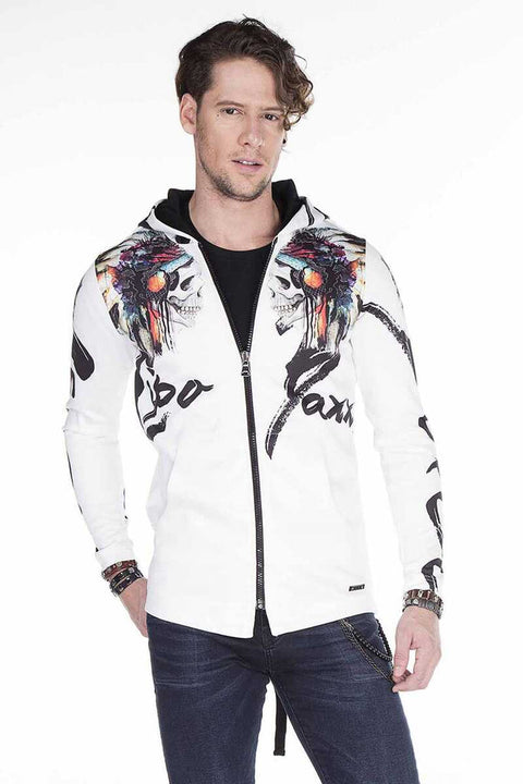 CL263 Red Skin Hooded Men's Sweatshirt