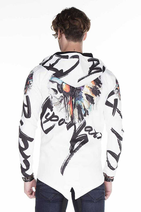 CL263 Red Skin Hooded Men's Sweatshirt