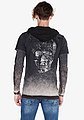CL279 Printed Stone Embroidered Men's Hooded Sweatshirt