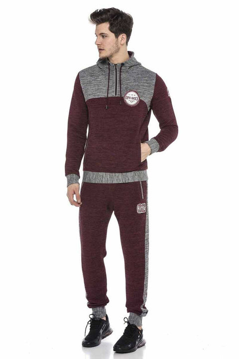 CL372 Hooded Zippered Striped Thin Sports Sweatshirt