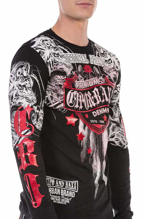 CL450 Bright Printed Thin Sweatshirt